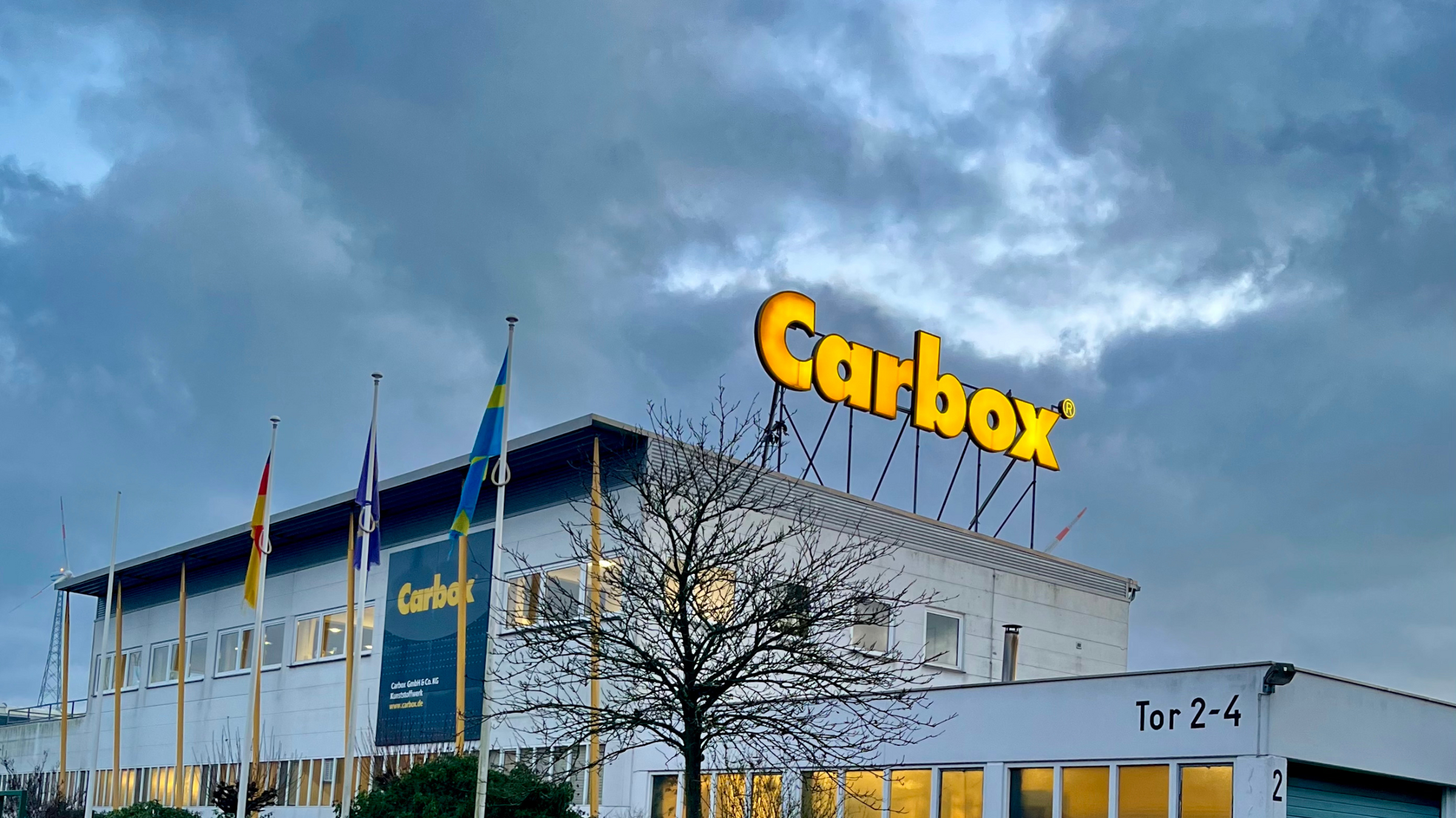 Carbox Firmengebäude Außenansicht